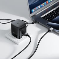 شاحن جداري AceFast بقوة 65 وط بمنفذ تايب سي مع سلك...