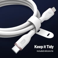 سلك JODA سيليكون تايب سي الى لايتنينق بطول 1 متر -...