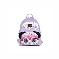 شنطة ظهر SuperCute حيوان اليف - بنفسجي