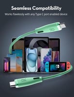 سلك راف باور تايب سي الى تايب سي نايلون بقوة 60 وا...