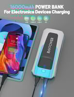 مشغل سيارة وبطارية راف باور بسعة 16000 ملي امبير ب...