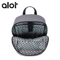 شنظة ظهر Alot جلد - ازرق ورمادي