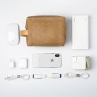 شنطة مور بلس يد كبيرة لون بني