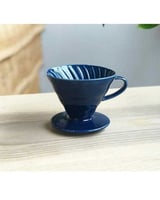 قمع الترشيح V60 من السيراميك - كحلي