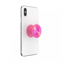 مسكة جوال بوب سوكيت جريب - وردي مموج