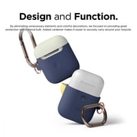 غلاف سماعة ابل 2 من إيلاجو - كحلي أبيض وأصفر