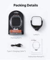 أولانزي vl66 اضاءة ليد بحركة 360 درجة