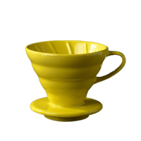 قمع الترشيح V60 من السيراميك - أصفر