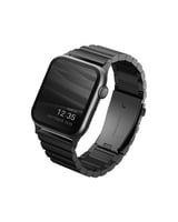 يونيك ستروفا ستانستيل سوار ساعه ابل 44/42 مم - أسو...