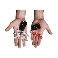 ميدالية مفاتيح ذكية كي سمارت حتى 8 مفاتيح - احمر