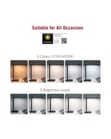 تاوترونكس إضاءه ليد مع شاحن وايرلس بقوة 10/7.5 واط