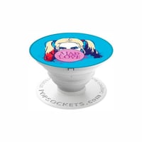 مسكة جوال بوب سوكيت رسمة ازرق