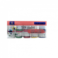 ألوان حرير مع محدد وفرشاة