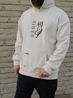 بلوفر شتوي فرو اوفر سايز ( حليبي )