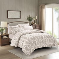 Rosemary-024 مفرش ديزاير روزماري نفرين بيج 6 قطع