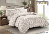 Rosemary-024 مفرش ديزاير روزماري بيج نفر ونص 4 قطع