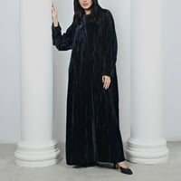 [VO6] - عباية مخمل أخضر