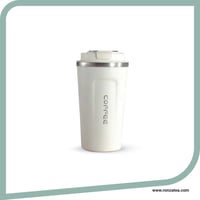 كوب لحفظ المشروبات ساخنة او باردة-أبيض