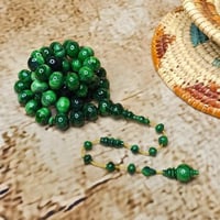 سبحة فاتوران اخضر معرق تمليكة طقم عربي ستات حزوز