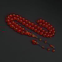 مسباح كاست احمر شفاف