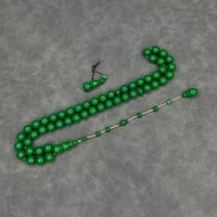 سبحة فاتوران أخضر مدور تمليكة