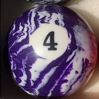 مسباح كورة بلياردو لون بنفسجي