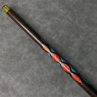 عصا عكاز من خشب بنجي طبيعي