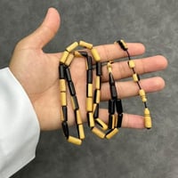 سبحة خشب ابانوس افريقي طبيعي