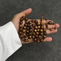 مسباح خشب العود طبيعي تمليكة