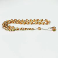 مسباح مرصع بالفضه 33 خرزة