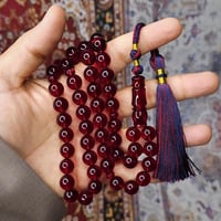 سبحة زعفراني لون دم الغزال