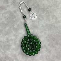 سبحه بكلايت اخضر فاتح مع كركوشه