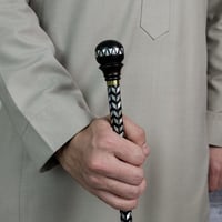 عصا ابانوس مرصع بالصدف Ebony stick