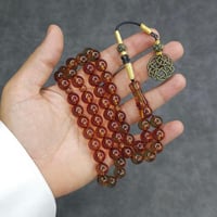 مسباح زعفراني لون عسلي مع طربزونه فضه