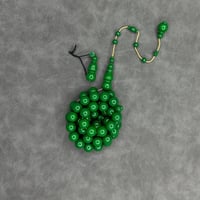 سبحة فاتوران أخضر مدور تمليكة