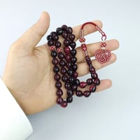 مسباح فاتوران عنابي دم الغزال مع طربزونة