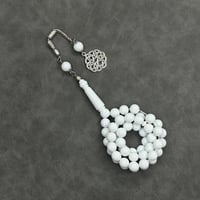 سبحه بكلايت لون ابيض مع كركوشة