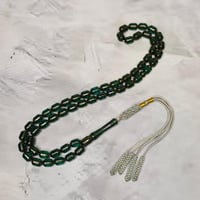 سبحة زعفراني لون اخضر زيتي