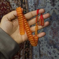 سبحة يوناني عسلي شفاف