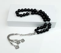 مسباح حجر عقيق 33 خرزة