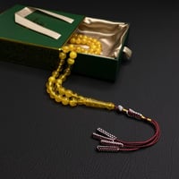 مسباح بكلايت لون الكهرمان مع كركوشة تفصال