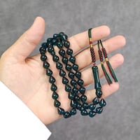 سبحة زعفراني لون زيتي حرباء قصة الدمعة