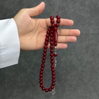 سبحه بكلايت لون عنابي مع كركوشة