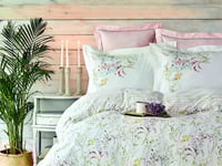 طقم مفارش مزدوج كوين Reveal لون سالمون