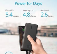 بطارية انكر سعة 10000 مللي امبير