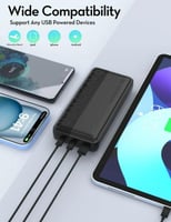 بطارية راف باور سعة 20000مللي امبير قوة 20 واط