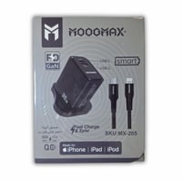 فيش جداري 30W منفذين تايب سي- موج ماكس