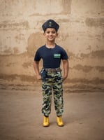 الزي العسكري ولادي وبناتي