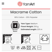 مكرمية قطن 751