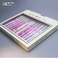 طقم سنارات توليب الوردية 10 سنارات